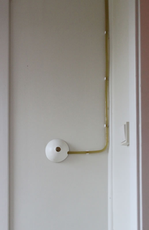 Kjersti Sletteland's wall based sculpture, Push 2.